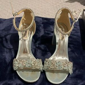 Badgley Mischka Finesse Satin Heel